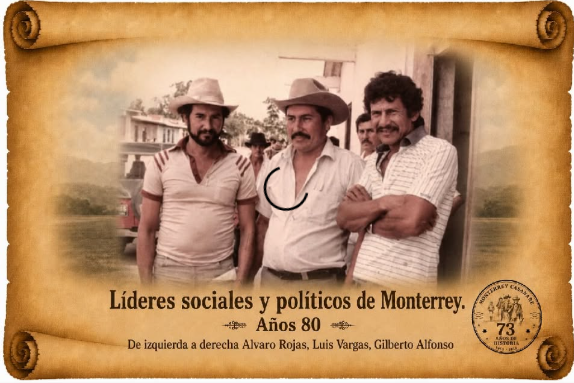 Álvaro Rojas, Luis Vargas (Mendoza) y Gilberto Alfonso